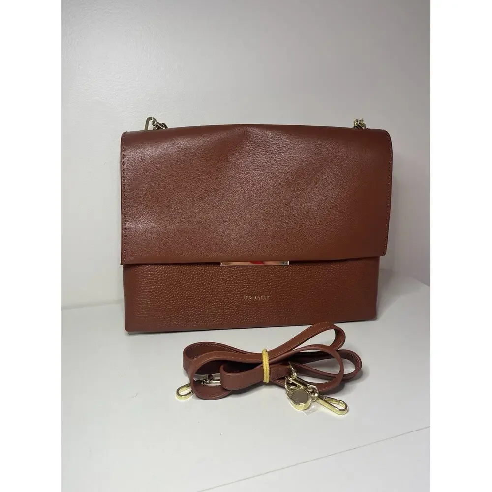 Ted Baker London Diaana Bar Shoulder Bag Crossbody Strap NWOT Gold Bar Detail